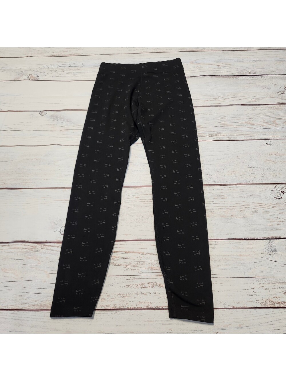 Nike Air Leggings Tight Fit High Rise Full Length Women's Black Small NWT